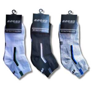 Kaos Kaki Pendek Pria New Sport & Polos 6 Pasang & 1 Lusin