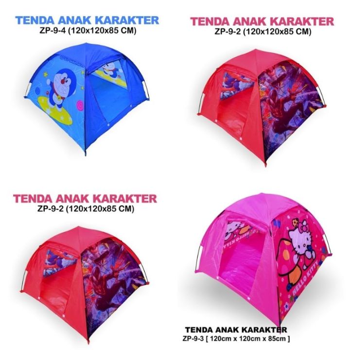tenda anak karakter tenda anak bermain indor outdor tenda taman tenda
