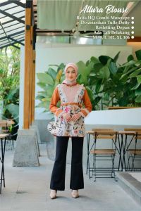 [BISA COD] Baju Batik Wanita - Blus Wanita - Blouse Batik Sulur Manggar - Atasan Wanita Blus Kantor - SUKMA batik