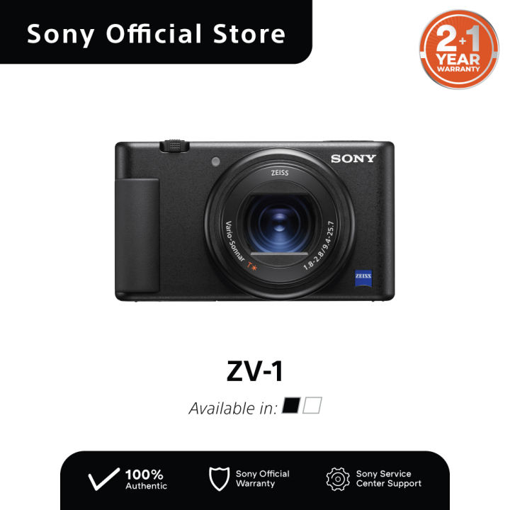 Sony ZV-1/ ZV1 Vlogging Camera with Zoom lens and Fast Hybrid AF Body Only  + Free 64GB SD Card