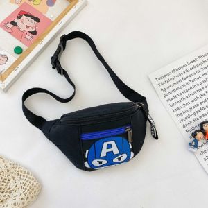 MARVEL Children Waist Bag Spiderman Iron Man Sling Bag Kids Shoulder Bag Chest Bag