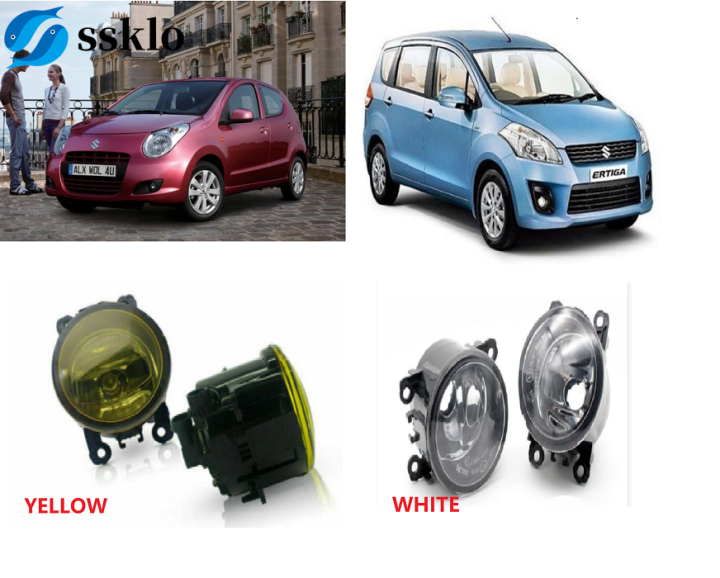 （ssklo）2PCS Fog Lamp light front bumper lamp light for suzuki Ertiga