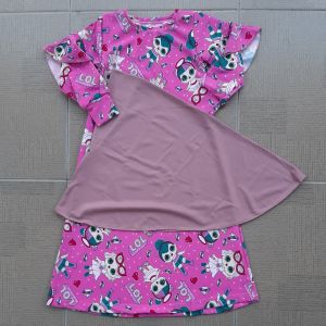 GSP Gamis Jilbab Hijab Anak Cewek Perempuan SCUBA ACS 1-4 Tahun ACS