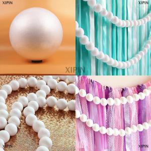 [COD] XIPIN 10รอบสีขาว80mm Polystyrene Foam Ball การสร้างแบบจำลองทรงกลม styrofoam CRAFT