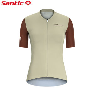 Santic Women Cycling Jersey Sun Protection Breathable Multi-color Professional Slim Fit Bicycle Bike Shirts Tops