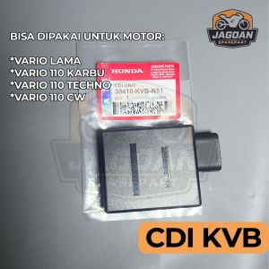KVB CDI ECU Unit Assy Honda Vario 110 Karbu Lama Old Techno Non LED KVB