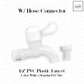 Multipurpose Plastic PVC Spigot Faucet with or w/o Hose Connector Gripo. 