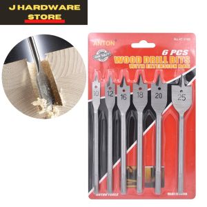 ANTON Stainless Tool hex bit Wood drill flat shank wood