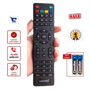 Điều khiển tivi Led Asanzo không internet - Remote từ xa các dòng Asanzo LED/LCD Smart TV hàng chính hãng 100% tặng pin