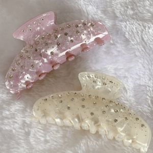 YHJ Kim cương mới Nâng cao cảm giác Kẹp tóc Phong cách Hàn Quốc Kẹp tóc Kẹp tóc Cá mập Phụ kiện tóc cho các cô gái nữ2026