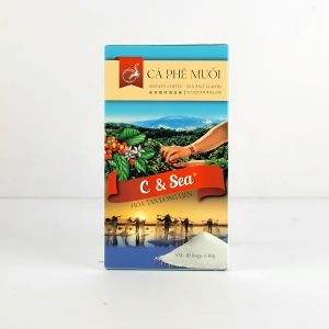 Cà Phê Muối C&Sea Đậm Đà Thơm Béo Chuẩn Gu Huế Hộp 16g x 10 gói