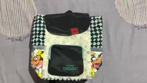 กระเป๋าเป้สะพายหลังสำหรับเด็กมีเชือกดึงน้ำหนักเบาการ์ตูนหนูใหม่