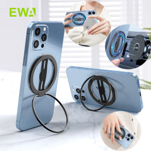 EWA Compatible with Magsafe Phone Grip Stand Silicone Finger Strap Ring Holder Kickstand Loop for iPhone 12 13 14 &Mini/Pro/Pro max