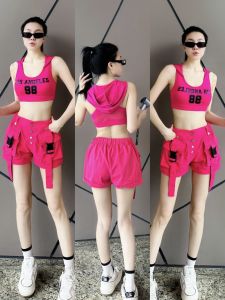 NalS-Áo bra chất thun co giãn có mũ( tặng đệm T4). Áo bra tập aerobic zumba shuttle dance nhiều màu lựa chọn)
