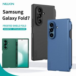 NILLKIN Magnetic Case For Samsung Galaxy Z Fold 7 Fold7 TPU + PC Hard Back Cover Anti-Dust CA4018