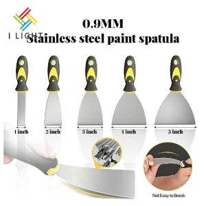 (Fast Delivery)1"2“ 3" 4" Putty Knife Stainless Scraper Rubber Handle Putty Trowel Scrape