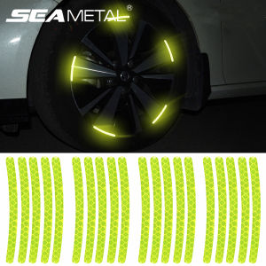 สติกเกอร์สะท้อนแสงสำหรับติดล้อรถยนต์สติกเกอร์สะท้อนแสงกันน้ำอเนกประสงค์จำนวน20ชิ้น