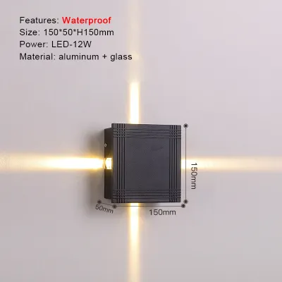LED Outdoor Wall Light Waterproof IP65 Modern Lighting For Hotel Garden Corridor Indoor Wall Lamp Living room Bedroom Decoration