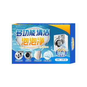 Multi-Functional Bubble Cleaner Active Oxygen Descaling Effervescent Tablets Strong Stain Removal Effervescent Tablets