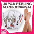 Japan Foot Peeling Mask Foot Peeling Mask The Butterfly Foot Mask promises to help peel off layers of dead skin and callus. One pack contains a pair of sock-like masks filled with exfoliating solution 100% Authentic. 
