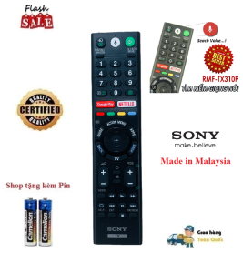 Điều khiển thay thế tivi Sony giọng nói RM-TX310P dùng được cho tất cả TV SONY giọng nói- Hàng mới BH 12 tháng Tặng kèm Pin