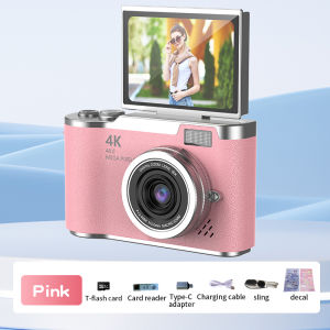 🔥【SG Ready Stock】🔥YMX 007 Flip Screen Digital Camera Kids Photographic Digital Camera 180° Flip Screen with 64GB SD Set