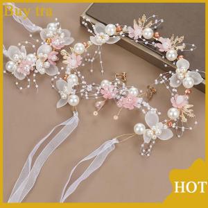 [Buytra] Bridal Hair Headdress Flower Wreath Bride Garland Head Hoop Headbands Hair Jewelry