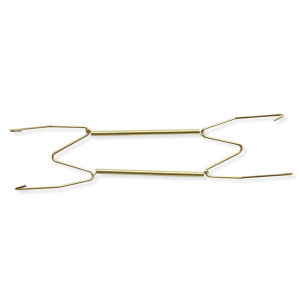 2PCS Invisible Spring Hanging Plate Hook 8Inch W-type Wall Display Decorative Dish Display Holder