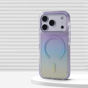 Fashion Gradient Color Magnetic Bumper Case For iPhone 17 Air 16 15 14 Pro Max For Magsafe Wireless Charge Shockproof Cover Capa