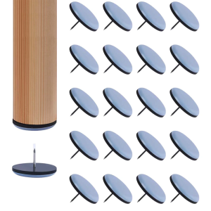 ตัวป้องกันพื้นไม่ลื่นสไลเดอร์เฟอร์นิเจอร์ PTFE ที่ยึดกับเล็บไม่ลื่นเพื่อง่ายต่อการเคลื่อนย้ายและป้องกันรอยขีดข่วน