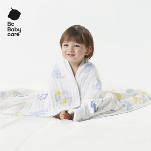 Bc Babycare Newborn Baby Bubble Gauze Bath Towel Cover Blanket Large Towel