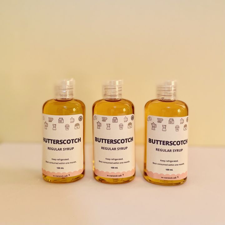 Flavored Coffee Syrups Butterscotch (100ml) Lazada PH