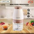 Luna Life Blender Kapsul Mini - LunaLife Mini Chopper Portable Food Processor 700ml MFP-7 / MFP7. 