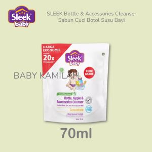 SLEEK Sabun Cuci Botol Susu Bayi Cleanser 70ml 150ml
