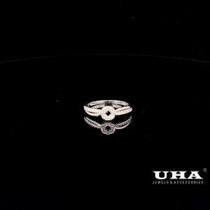 N1244 Nhẫn nữ đính đá CZ cao cấp thiết kế tinh tế nhẹ nhàng UHA