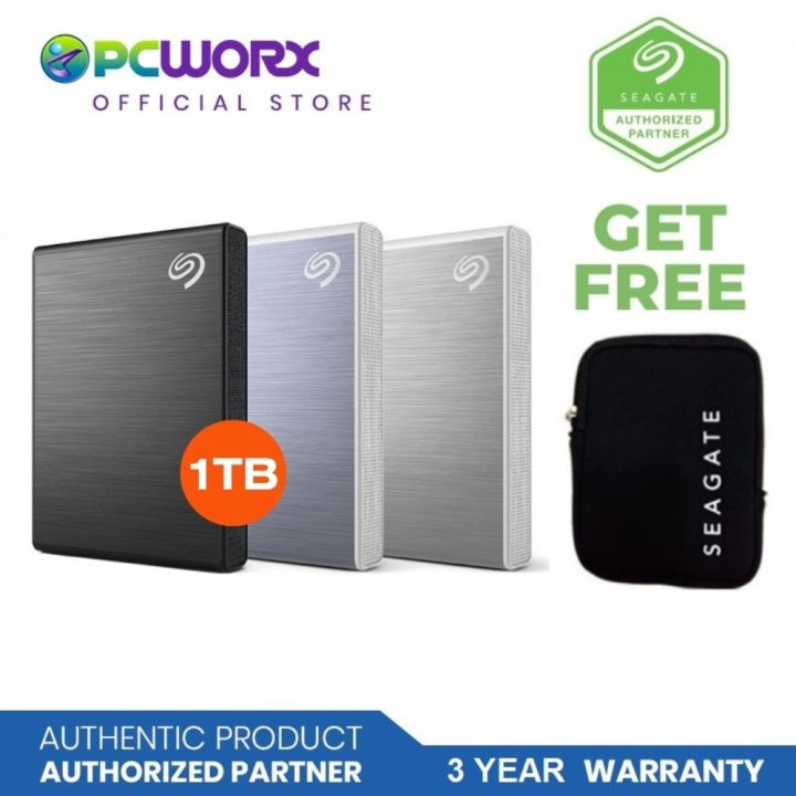Seagate One Touch 1TB Ultra Small USB-C Portable External Solid State Drive  SSD 1TB SSD SEAGATE SSD Lazada PH