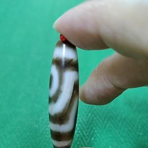两眼天珠#如意两眼天珠#证书#珠沙#天眼#图案完美