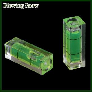 Blowing 2pcs สี่เหลี่ยมผืนผ้า Cube Spirit ระดับฟองสบู่วัดระดับไม้บรรทัดเครื่องมือตรวจจับ