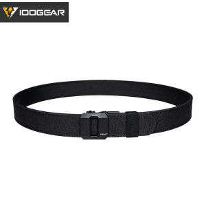 IDOGEAR 1.5" Tactical Belt Metal Buckle Adjustable Sturdy Ratchet Nylon Belts IPSC USPSA IDPA Belt Rigid Heavy Duty Gear 3430