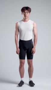 ROCKBROS Mens Cycling Shorts Dual-layer Sponge Density Bike Shorts Side Pocket Design Cycling Pants Sport Clothing