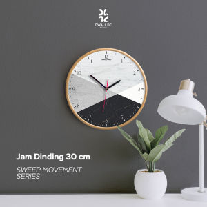 Jam Dinding Minimalis/[SWEEP MOVEMENT SERIES] / SCANDINAVIAN JAM DINDING MINIMALIS | EKSLUSIF DESIGN | - by DWALL DC SELEMBARKAYOE-JAM DINDING RUMAH-JAM DINDING KAMAR