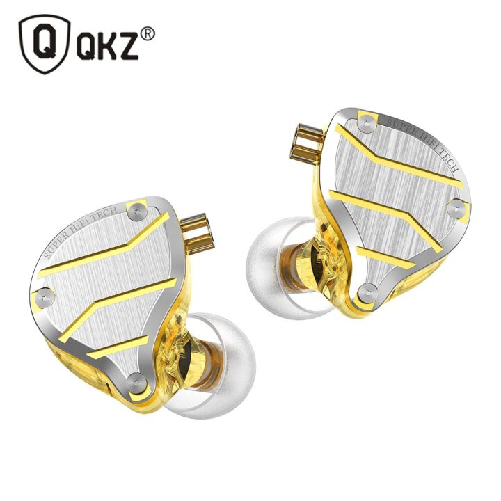 QKZ ZXN In Ear Earphones 1 Dynamic Hifi Technology Bass Metal Earbuds ...