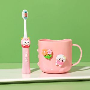 ✨ Boutique Recommend ✨ Childrens Cups Cartoon Mouthwash Cup Teeth Brushing Cup Baby Cute Cup Drop-Resistant Tooth Mug Boys and Girls Tooth Cup CQ home