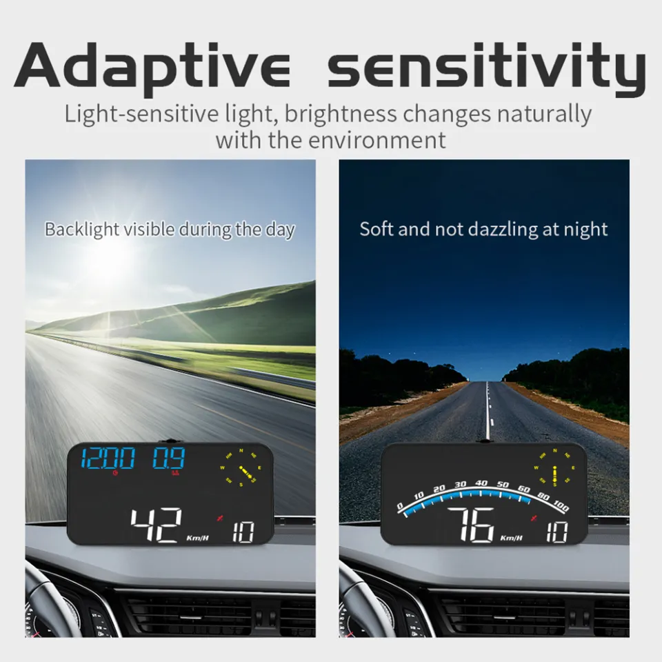 Universal 5.5'' Car Hud Auto Head up Display LCD Digital Projector Vehicle  OBD II Interface A8 Hud Overspeed Alarm System - China Heads-up Display, Car  Hud