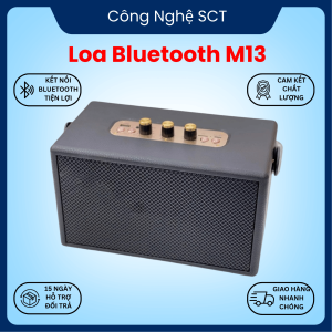 Loa Bluetooth Di Động M13 Âm Thanh Rõ Nét Pin Bền Thiết Kế Hiện Đại Công Nghệ Kết Nối 5.0