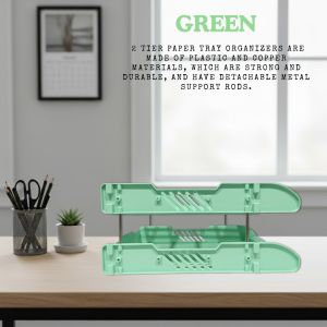 Document Tray Plastik / Rak Dokumen Plastik / Paper Tray 2 Susun DTFP 1002 / Document Filling Tray