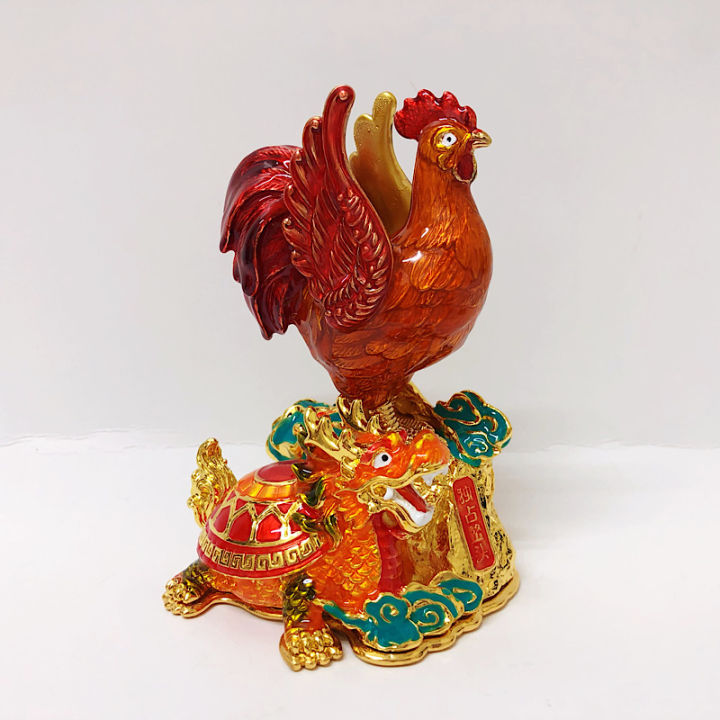 Fengshui 2024 Rooster With Dragon Tortoise Display | Lazada PH