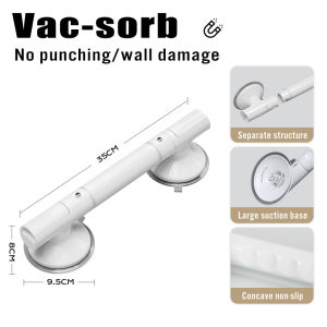 Safety Handle Grar Bar Suction Cup Handle Bathroom Handrails Toilet Anti Slip For Elderly Kids Disability
