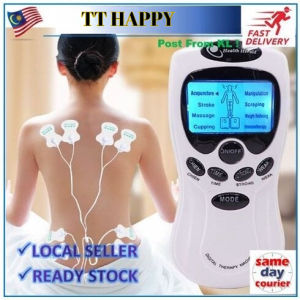[Msia Ready Stock] TTHAPPY Body Electric Massager Pulse Digital Therapy Machine For Back Neck Foot Leg Care Acupuncture