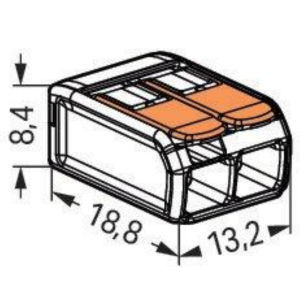 WAGO 221 Lever Nuts Compact Splicing Wire Connector 221-412 221-413 221-415